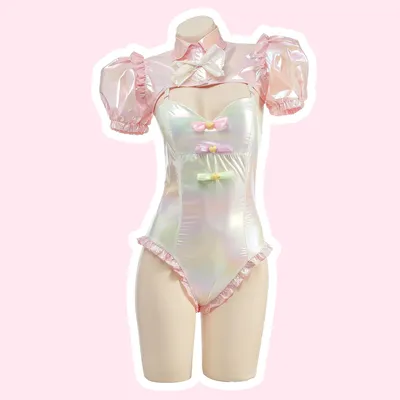 Anime bedürftige Mädchen Überdosis Kaangel Cosplay Kostüm Lolita Kleid Uniform Halloween Bikini Cos Image
