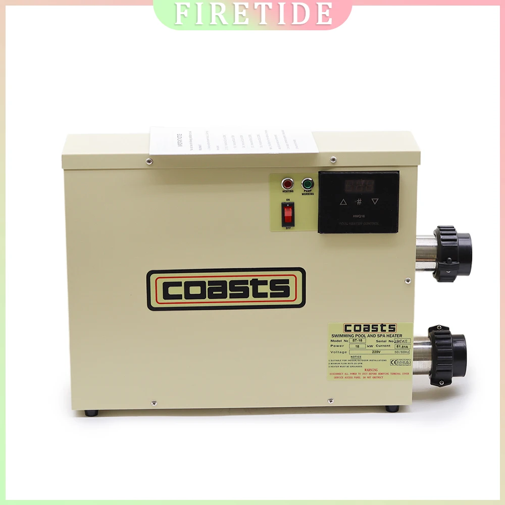 18KW 220V/380V Schwimmbad Warmwasserbereiter und Badethermostat Schwimmbad Thermostat Ausrüstung Image