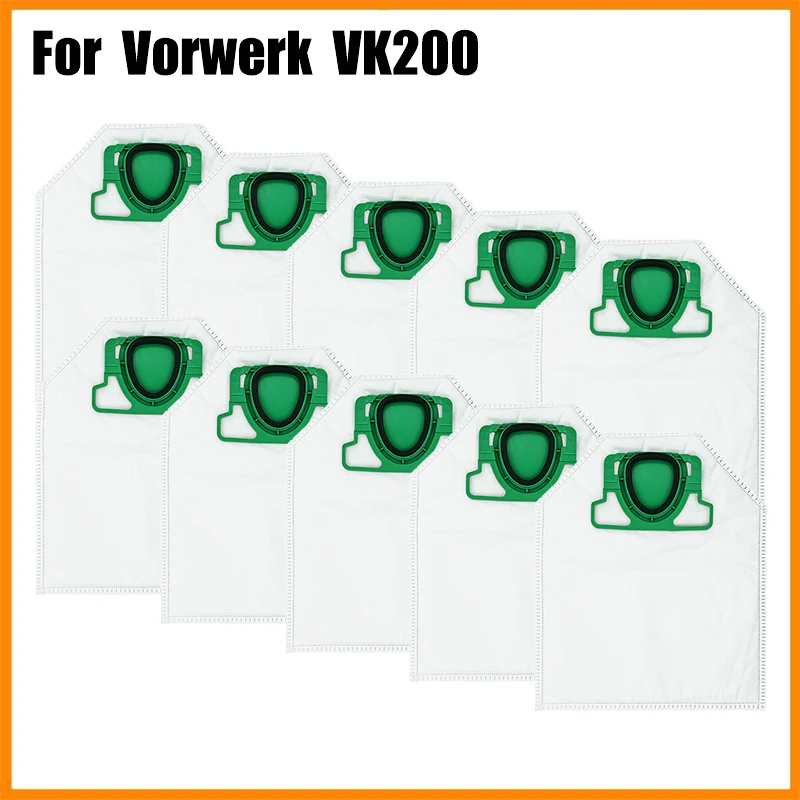 2/4/6/8 Stück geeignet für Vorwerk Kobold VK 200 Staubsaugerzubehör FP200 Filterbeutel Ersatzfilter VK200 Staubbeutel Image