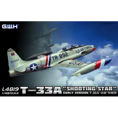 Great Wall Assembly Flugzeugmodellbausatz L4819 T-33A „Shooting Star“ Düsen Frühe Version 1/48 Image