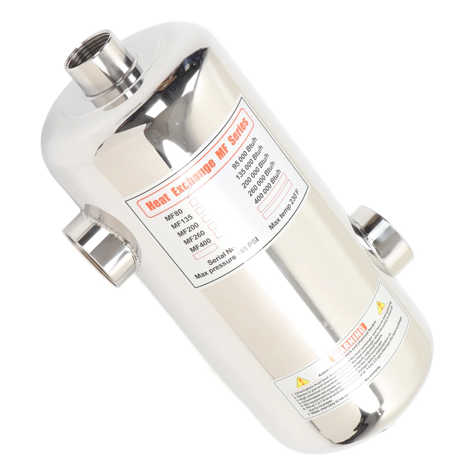 40KW Pool Wärmetauscher Edelstahl Pool Warmwasserbereiter für Spa Solar Pool Heizung Schwimmbad Heizung Image