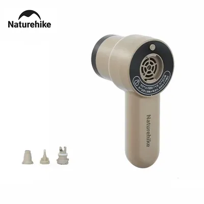 Naturehike 2025 New Air Pump Motor High Flow Ultralight Air Mat Pump Outdoor Hiking Portable Quick Inflation Wireless Air Pump