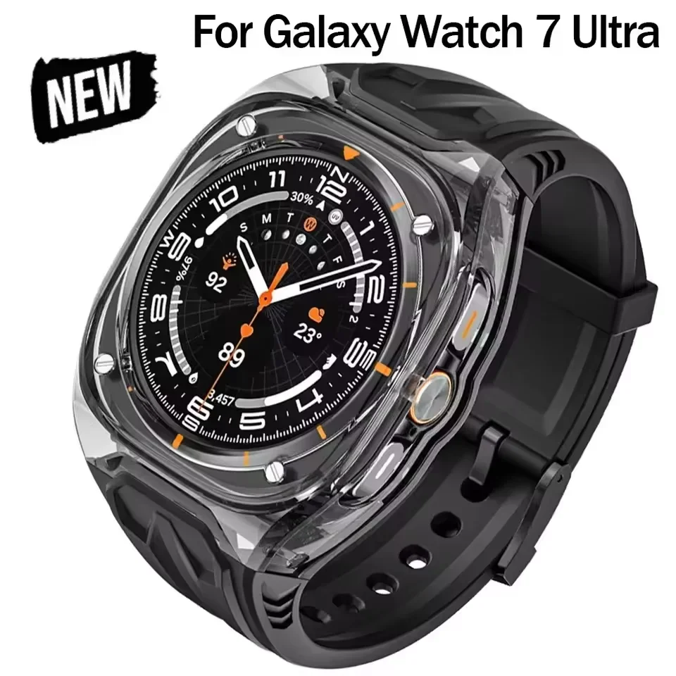 Für Samsung Galaxy Watch Ultra 47 mm Gehäuseband Rambo Richard Modified Transparent One für Samsung Galaxy Watch 47 mm TPU-Band Image