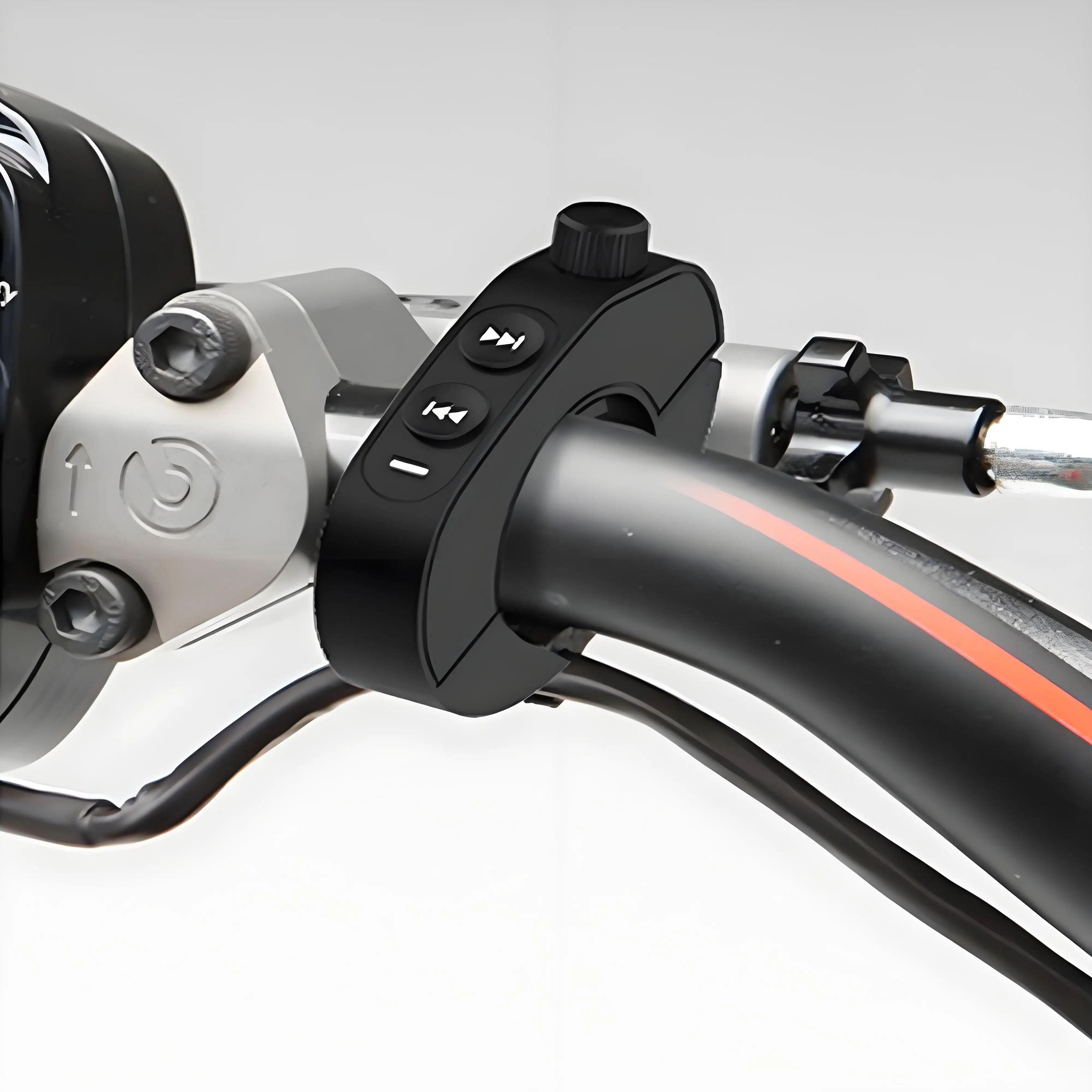 Drahtlose Bluetooth-Fernbedienung, wasserdichtes Freisprech-Set, Medien-Controller, universeller Lenker für Kopfhörer, Motorrad, Fahrrad Image