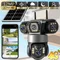12MP 6K Solar 4G Camera Outdoor 3-Lenses 3-Screens Security Video Monitor Night Vision PTZ Waterproof CCTV V380 Pro IP Cameras