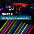 Vgetting lumière ambiante 110CM LED bande acrylique pour Auto bricolage découpable Flexible lampe décorative caché intérieur de voiture blanc rouge bleu