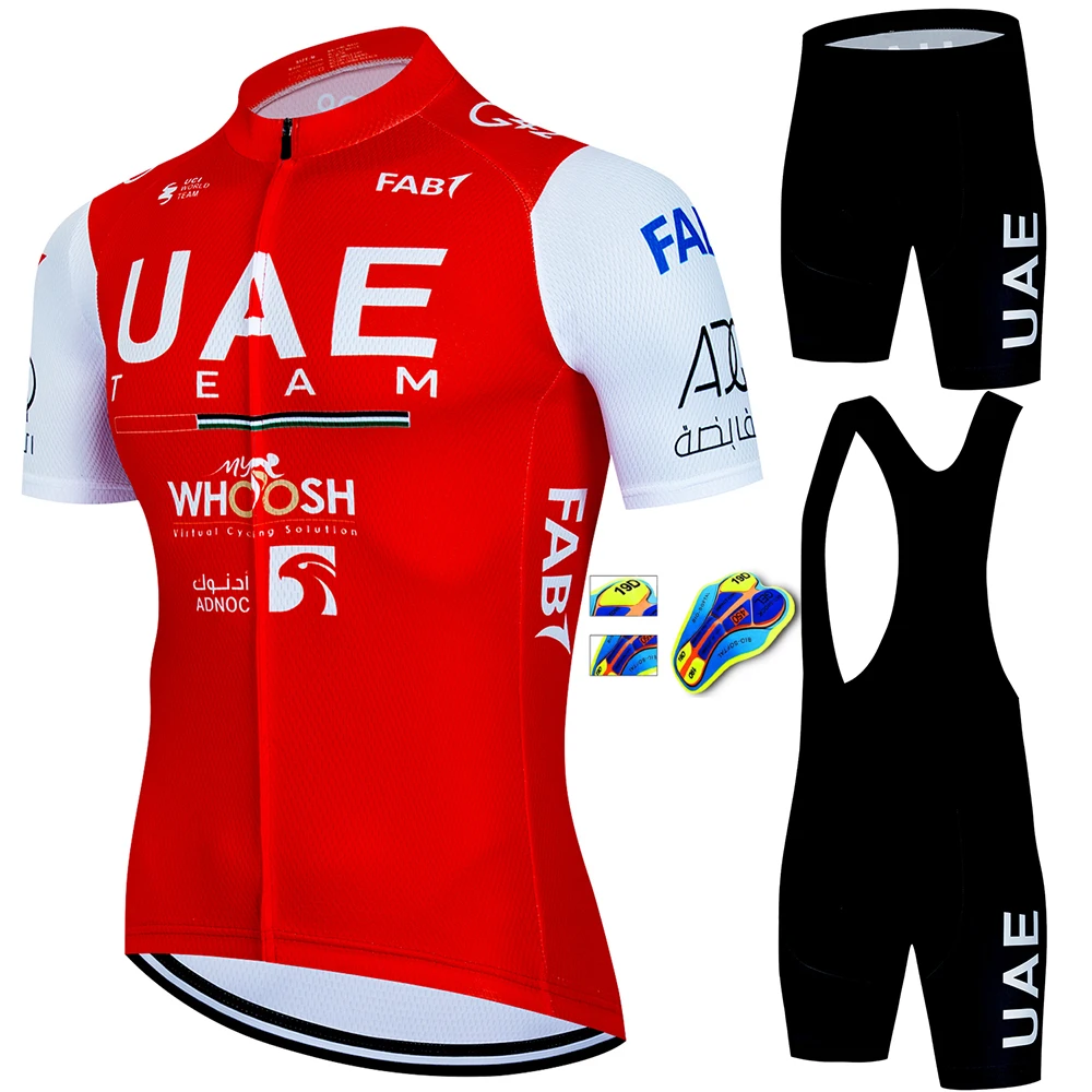 Ensembles de sport pour hommes, maillot des Émirats arabes unis, équipement de cyclisme vtt, ensemble de vêtements de sport pour hommes, uniforme de vélo
