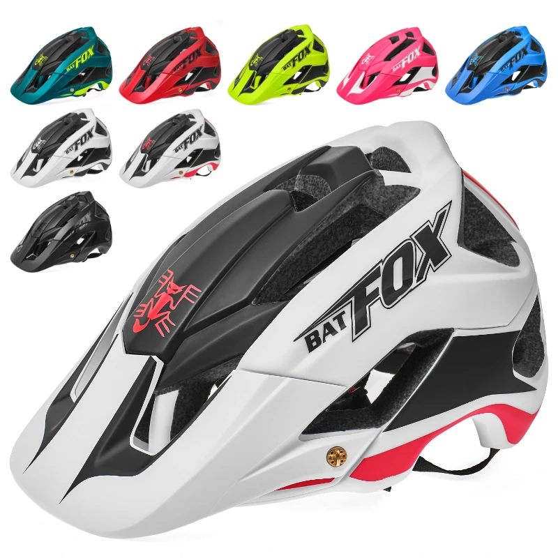 BATFOX Casco da bicicletta da ciclismo donna uomo MTB Casco Casco da mountain bike Cappello da sicurezza ultraleggero da strada capacete ciclismo caschi da mtb