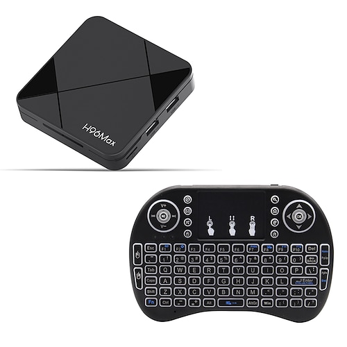 H96max Android TV Box con 4K Ultra HD, Wi-Fi 6, Bluetooth 5.4, USB 3.0 – Lettore multimediale intelligente per streaming, giochi, Screencast e home theater