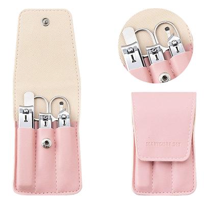 Nail Clipper Set, 6 Pcs Toenail Clippers, Stainless Steel Fingernail Clipper, and PU Leather Manicure Set, Gift Ideas