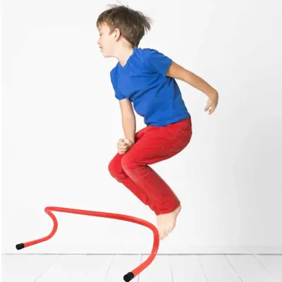 Footwork Training Hurdle Training Adjustable Compact Storage Football Hurdles Athletes Plyometric