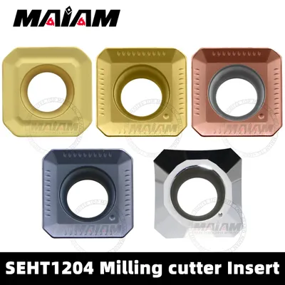 SEHT1204 Inserts SEHT face milling cutter head 45° insert tungsten steel cemented carbide CNC