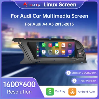 8.8inch Car Radio Multimedia Linux Screen For Audi A4 A5 2013-2015 with Wireless CarPlay Android