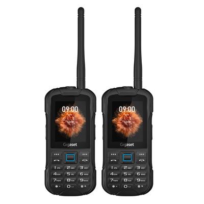 GIGASET Handy "GLX 8 ACTIVE Duo Walkie-Talkie Feature Phone", schwarz, B:8,20cm H:5,70cm T:24,70cm, Mobiltelefone