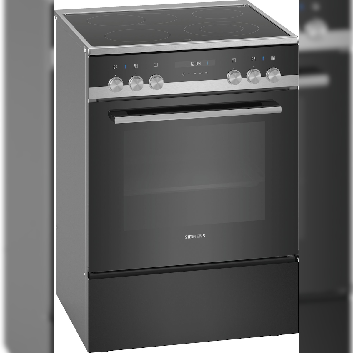 Siemens iQ500 HK9S5A240 Küchenherd Freistehender Herd Elektro Keramik Schwarz Image