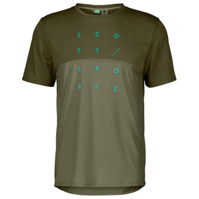 Scott - Trail Flow Dri S/S - Radtrikot Gr M oliv Image