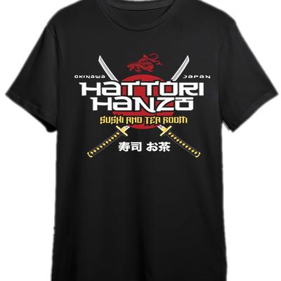 TEMU 1pc Men's Casual Cotton T-shirt - Short Sleeve Crew Neck, Full Print Graphic Tee With Design, Regular Fit, 100% Cotton, All , Black, Plus Size, Machine Washable Image