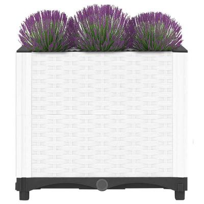 TEMU Raised Bed 40x40x38 Cm Polypropylene. For Plants, Flowers, Fruit, Herbs, Vegetables. Flower Box Vegetable Bed Bed Plant Pot Early Bed, For Terrace Balcony & Garden. Image