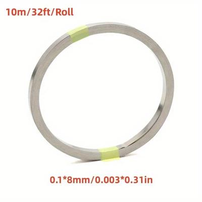 TEMU 1pc 10m Li- Nickel Sheet Plate Nickel Plated Steel Belt Strip Connector Spot Welding Machine Battery Welders Image