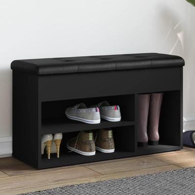 TEMU Shoe Bench Sturdy And Shoe Rack Bench Shoe Bench Storage Bench Suitable For Bedroom Office Hallway 82x32x45, 5 Cm Image