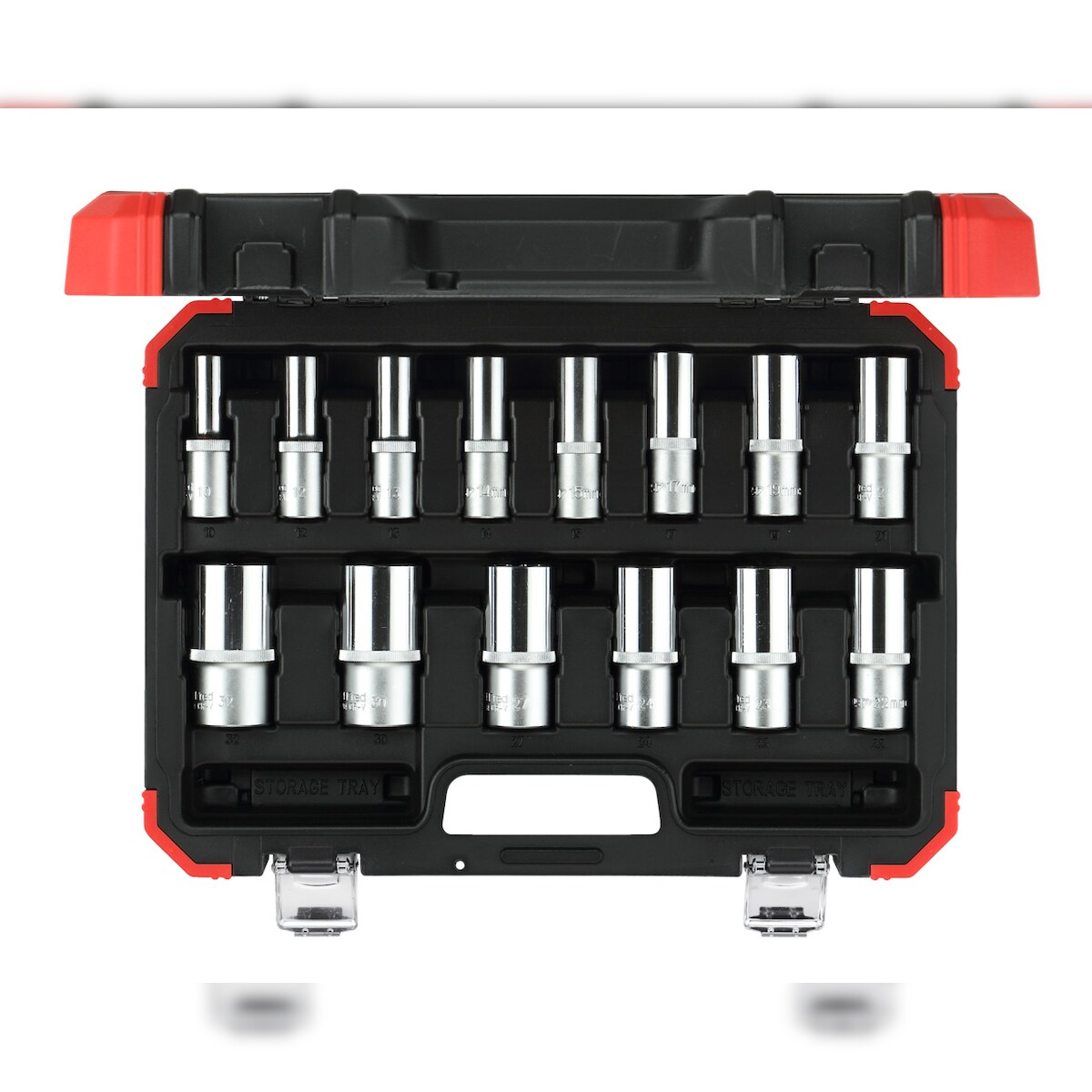 GEDORE red Steckschlüssel-Satz 1/2" 6-kant 10-32mm 14-teilig, R61003114 Image