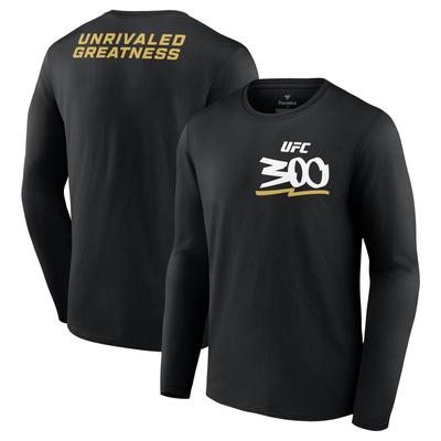 UFC 300 Unrivaled Greatness Langarm-T-Shirt – Schwarz – Herren Image