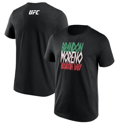 UFC Brandon Moreno Hard Brush T-Shirt – Schwarz – Herren Image
