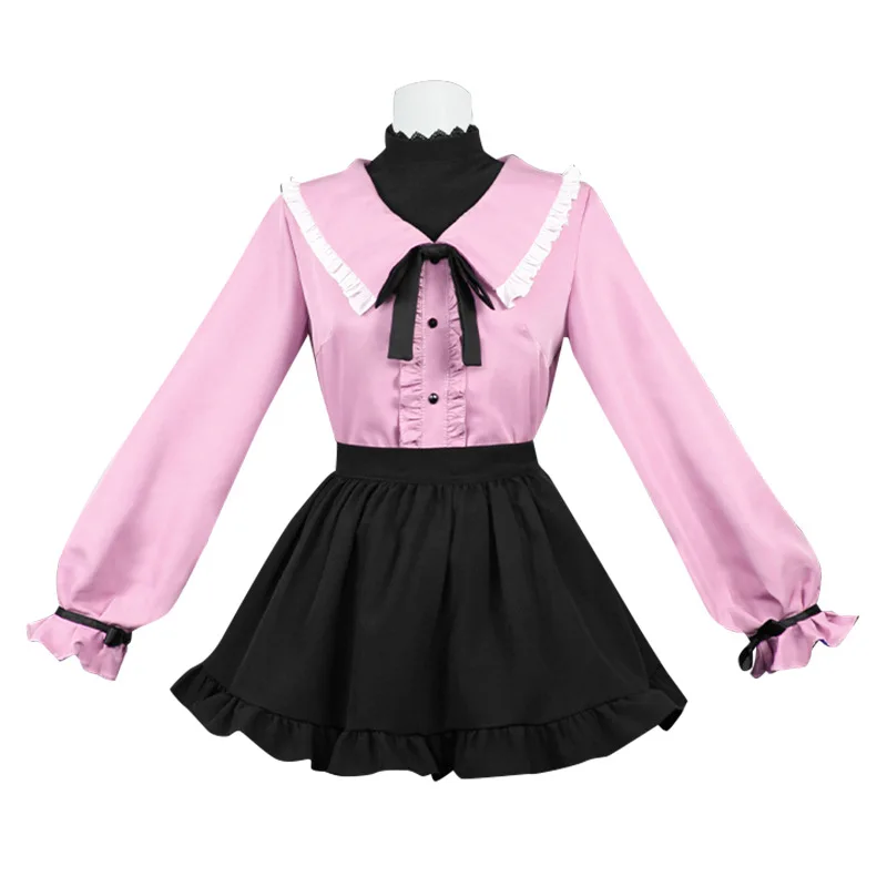 Vampir Miku Cosplay Kostüm Vocaloid Vampir Miku Figur Cosplay Anzug Rosa Kawaii Kleid Schleife Uniform Image