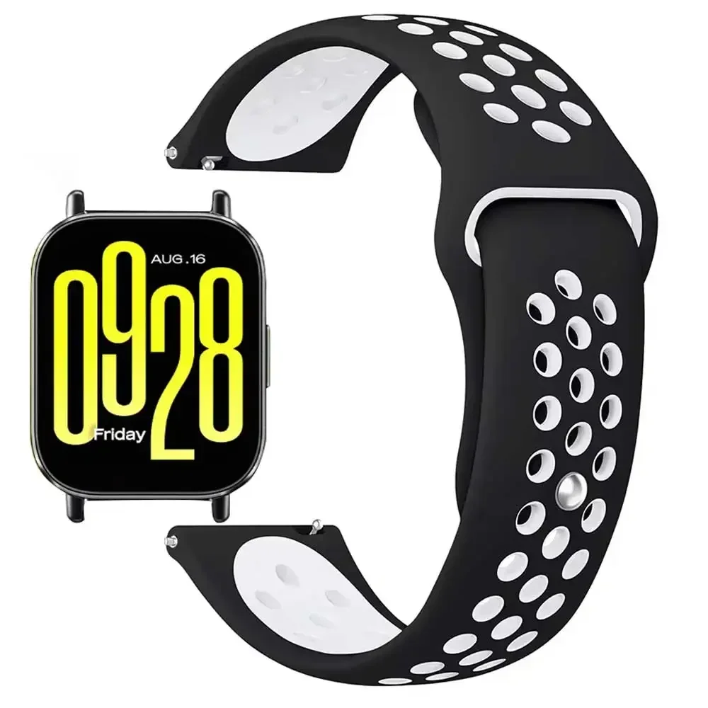 20mm 22mm Straps Für Xiaomi Redmi Uhr 5 aktive/5 Lite Silikon Sport Correa Armband Armband Redmi uhr 5 lite smartwatch Image