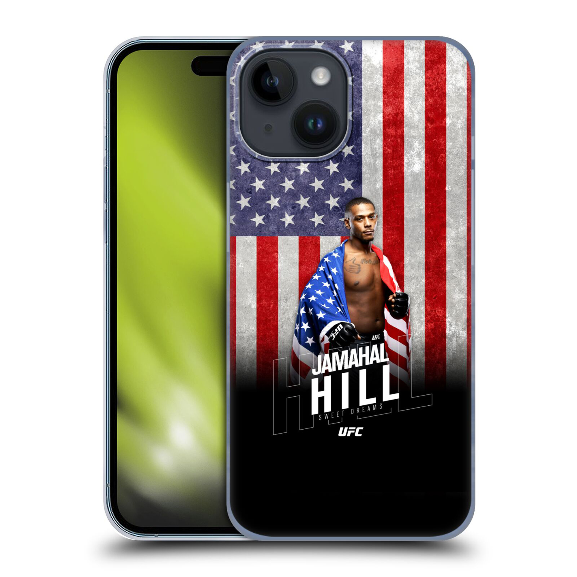 UFC Jamahal Hill US Flag - iPhone Image
