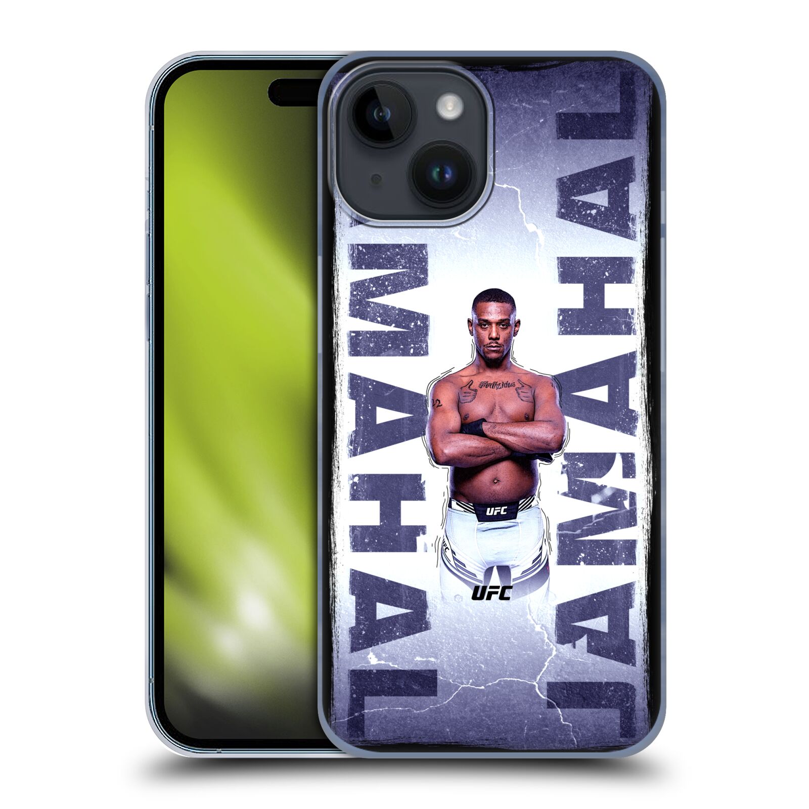 UFC Jamahal Hill Posterized Phone Case - iPhone Image