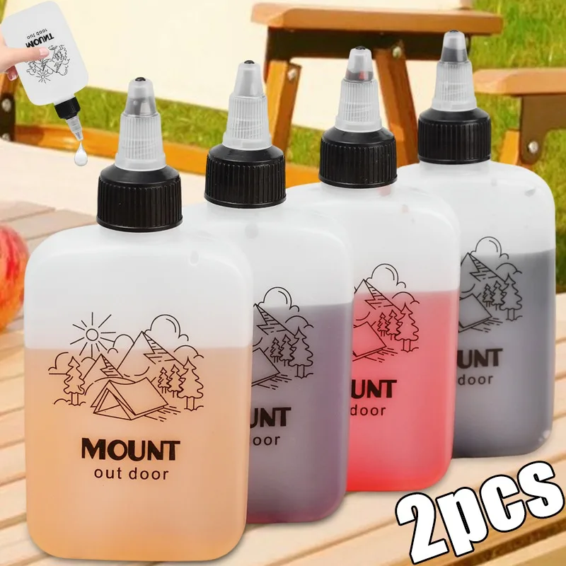 Outdoor-Ölflasche, tragbare Verpackung, kleiner Öltopf, Essigflasche, Sojasauce-Flaschen, Camping, auslaufsichere, versiegelte Gewürzflaschen Image