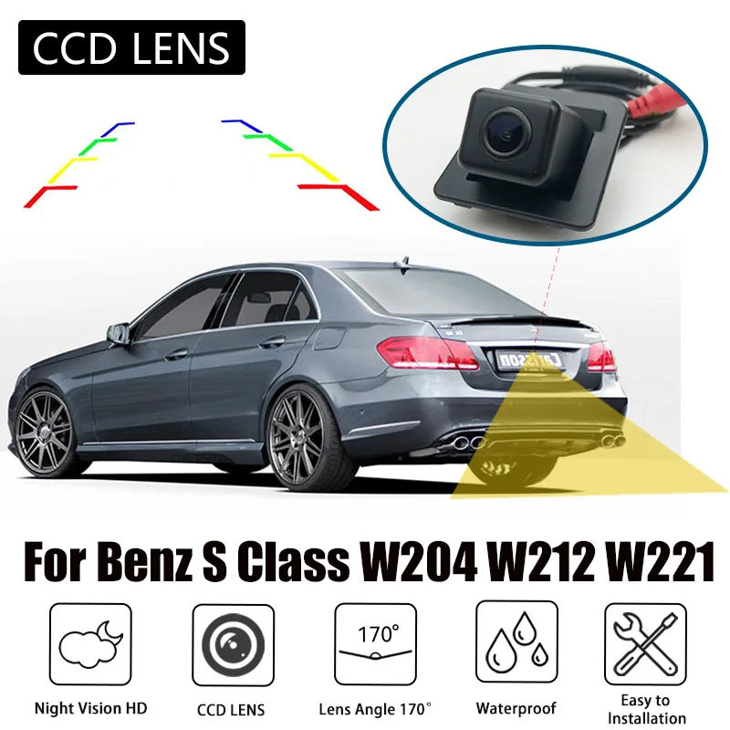Auto Rückansicht Kamera Für Benz S Klasse W204 W212 W221 Nachtsicht Reverse Backup Kamera Zubehör Image