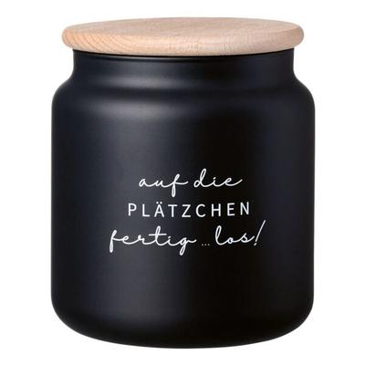 Ritzenhoff & Breker Vorratsdose Svart Plätzchen 1100 ml 1 Stück, 12x13 cm Image