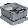 Really Useful Box Aufbewahrungsbox 18.0 L silber, 20x39 cm