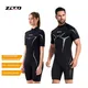 Nuova muta da sub in neoprene da 3 mm uomo donna monopezzo maniche corte muta da snorkeling