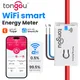 Contatore di energia WiFi intelligente Tuya – Monitoraggio dell'energia e dell'energia in tempo reale 1-50 A, compatibile con l'assistente domestico TONGOU