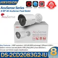 Telecamera IP Hikvision 8MP DS-2CD2083G2-IU 4K Acusense IR POE Bullet classificazione del veicolo umano Slot per scheda SD Mic integrato IP67