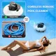 Aspirateur automatique pour piscine, Robot nettoyeur sans fil, étanche IPX8, double moteur, forte