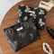 Sac de rangement de maquillage imprimé papillon pour femmes, sac de luxe à la mode, organisateur de