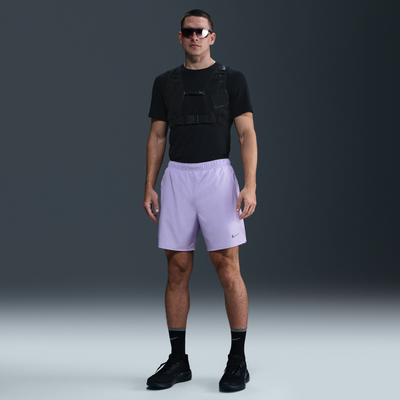 Nike Challenger Men's Dri-FIT 18cm (approx.) 2-in-1 Running Shorts - Purple - Polyester