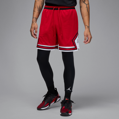 Nike Jordan Sport Men's Dri-FIT Mesh Diamond Shorts - Red - Polyester