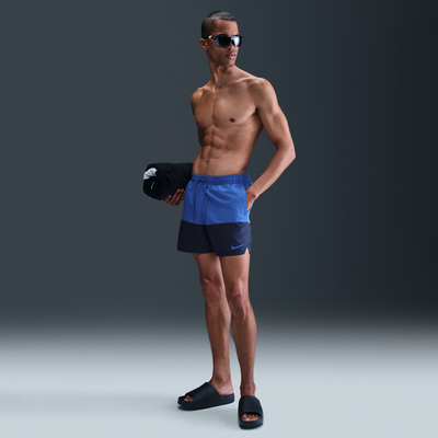 Nike Split Men's 13cm (approx.) Swimming Trunks - Blue - Polyester