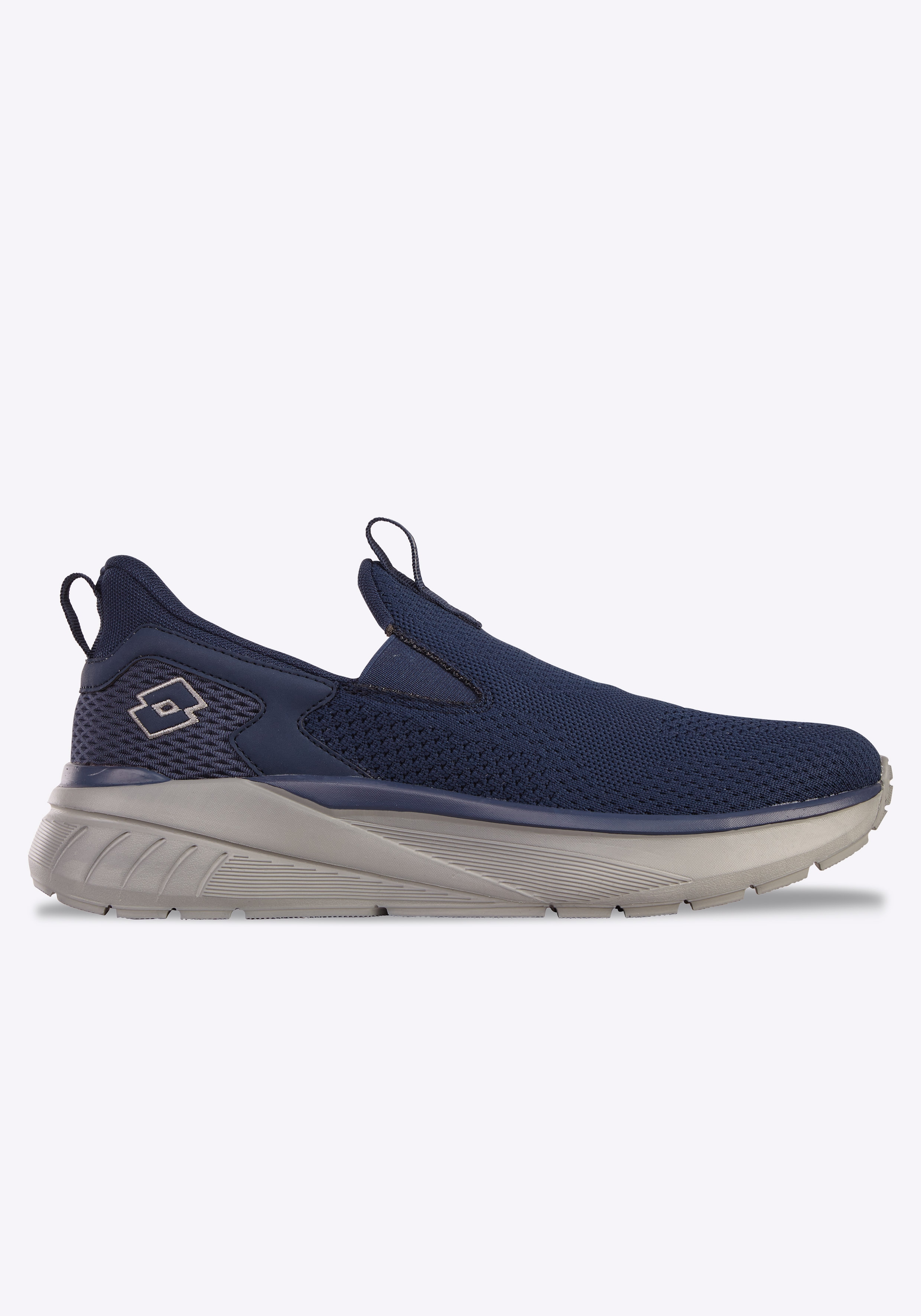 Slip-On Sneaker LOTTO, Damen, Gr. 36, blau (navy, grau), Textil, Schuhe, Slipper, Sommerschuhe