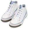 Sneakerboots ARA "ROM", Damen, Gr. 9 (43), blau (weiß, hellblau), Glattleder, Veloursleder, sportlich, Schuhe, Schnürboots, Retro Sneaker, Higt Top Sneaker in G-Weite