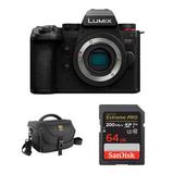 Panasonic Lumix G9 II Mirrorless Camera with Basic Bundle (Black) DC-G9M2BODY