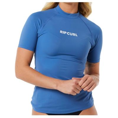 Rip Curl - Women's Classic Surf S/S UPF Rashguard - Lycra Gr M blau Image