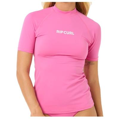 Rip Curl - Women's Classic Surf S/S UPF Rashguard - Lycra Gr S rosa Image