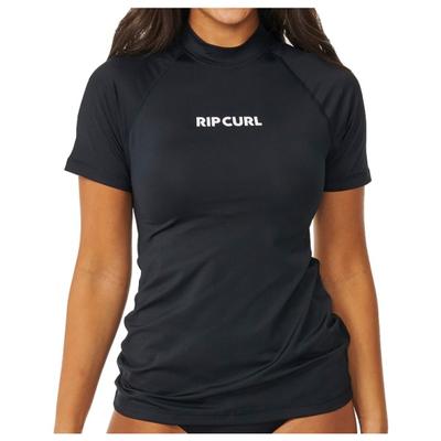 Rip Curl - Women's Classic Surf S/S UPF Rashguard - Lycra Gr XL schwarz Image