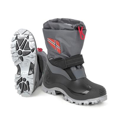 Kinderstiefel, Winterstiefel "Morten", gefüttert, grau, Gr. 33 Image